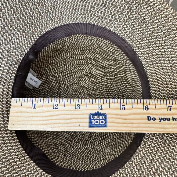 Nine West Straw Bucket Hat With Bow Women’s New Without Tag Brown Tan Preppy - Picture 11 of 12